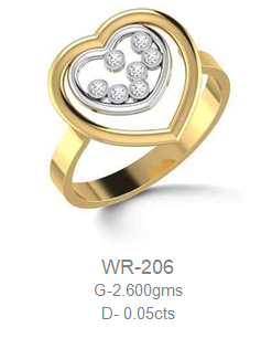 Ring Heart Shape